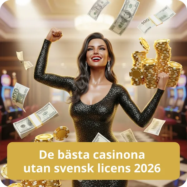 De bästa casinona utan svensk licens 2026